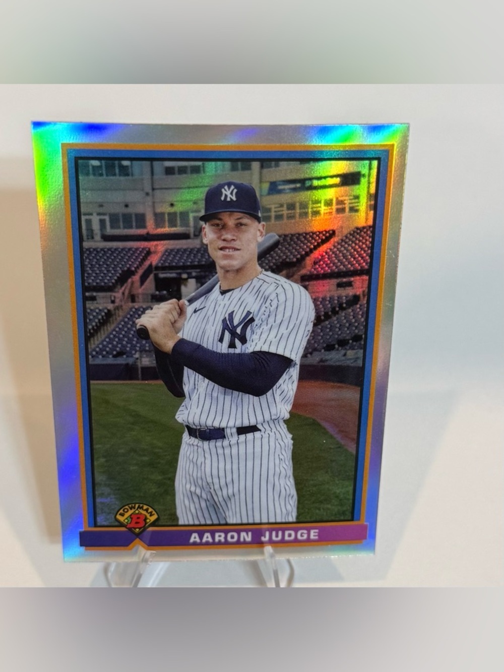 2021 Bowman Chrome - Refractor # 91B Aaron  Judge New York Yankees OF